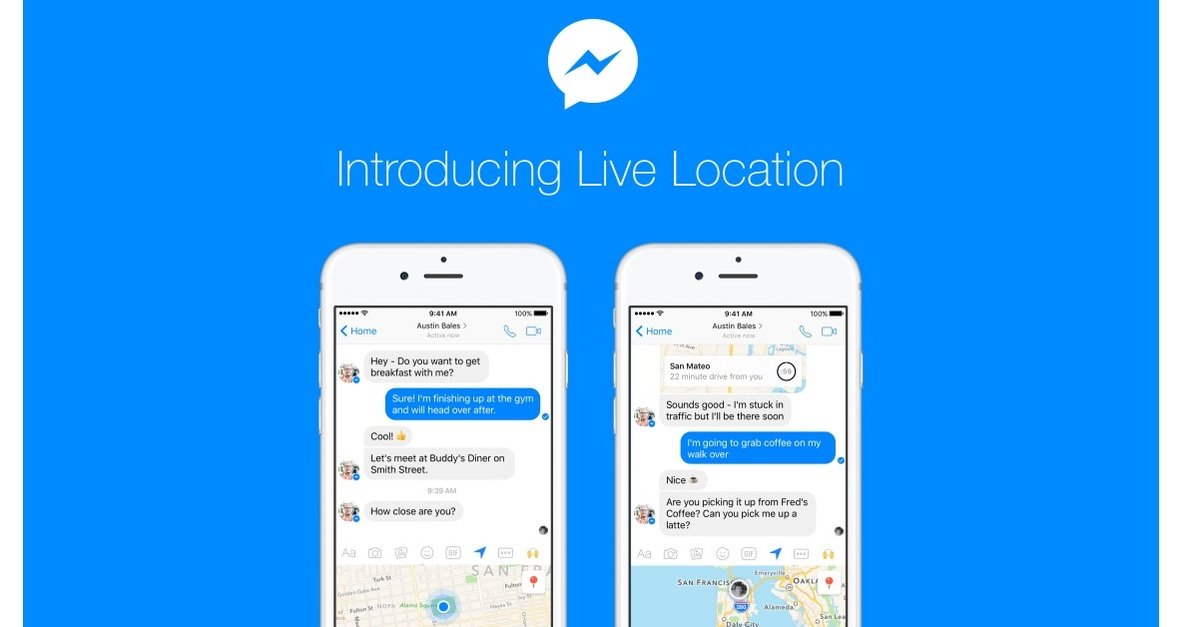 Freunde orten über Facebook Messenger mit „Live Location“