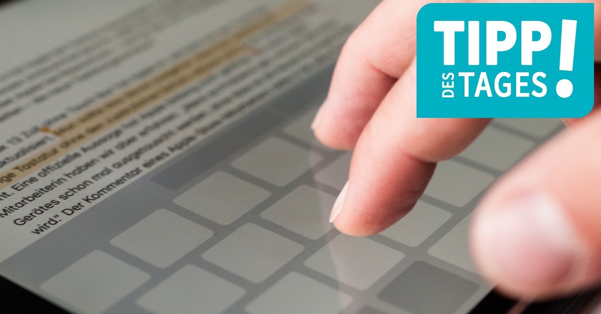 Trackpad in iOS Das versteckte Touchpad von iPhone & iPad nutzen, so gehts