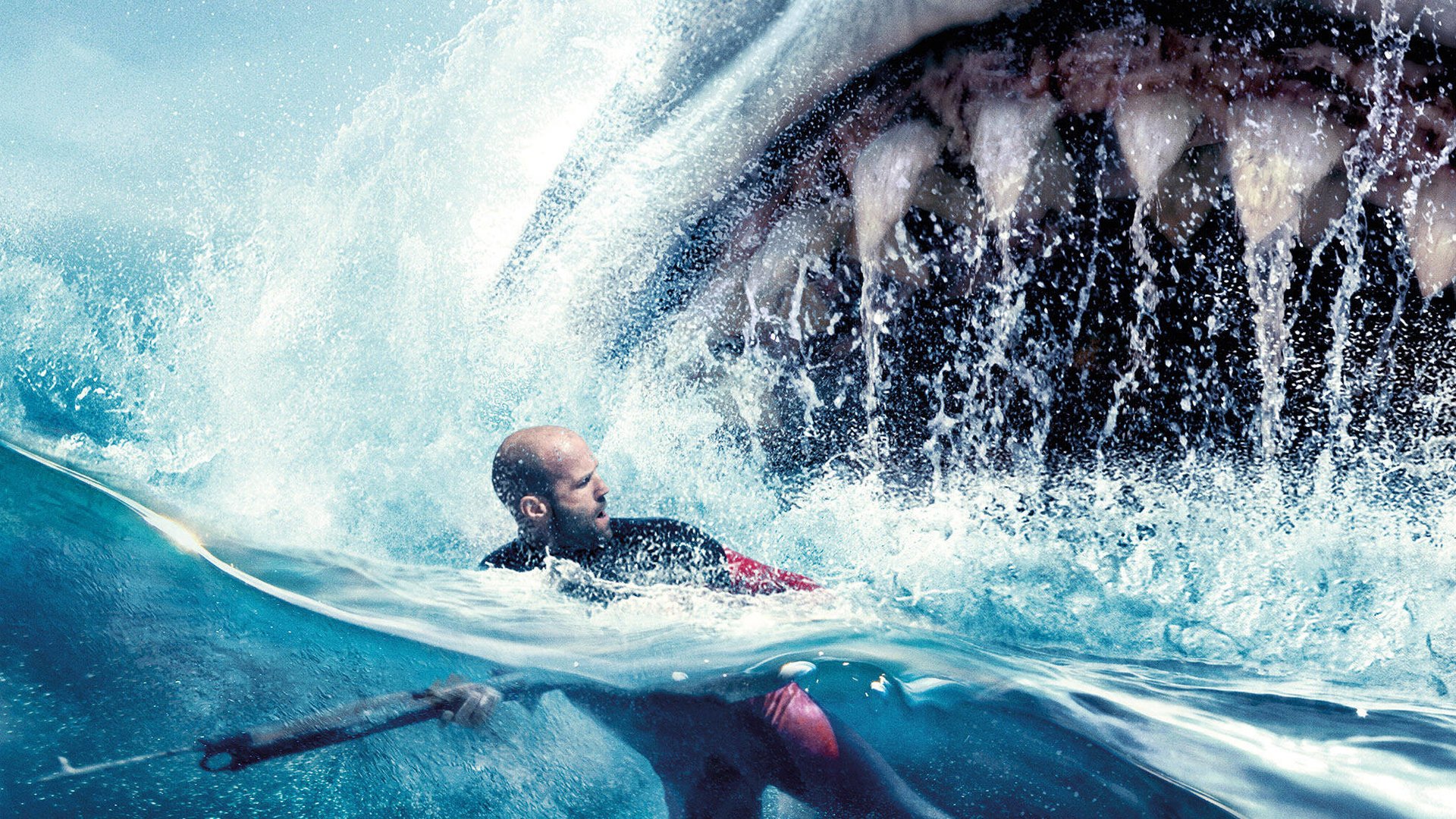 #Irrer als „Crank 2“: Actionheld Jason Statham jagt Horror-Hai in „Meg 2“ mit einem Schwert!