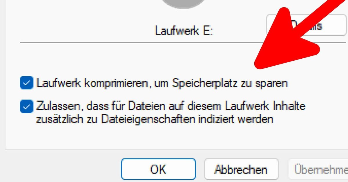 Windows „Laufwerk komprimieren“ hat nur Nachteile