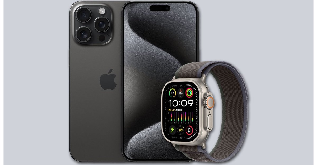 iPhone 15 Pro Max & Watch Ultra 2 für 1 €: o2 schnürt einzigartiges ...