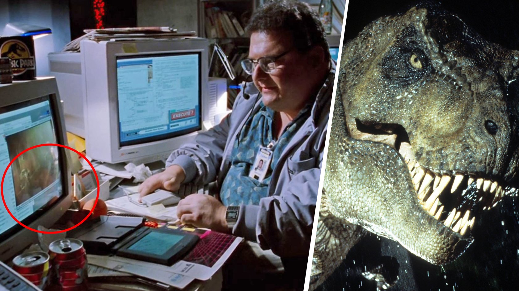 Film-Magie mit Fehler: Diese Szene aus "Jurassic Park" wirkt heute unfreiwillig komisch