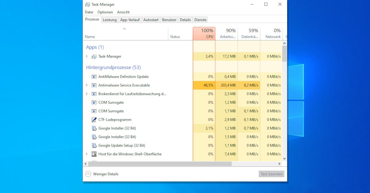 This is how you open the task manager correctly