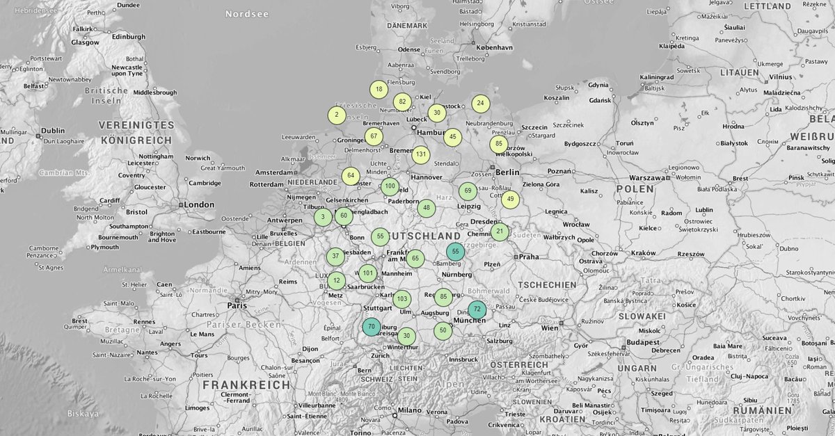 Radioactivity map for Germany: Federal Office shows radiation