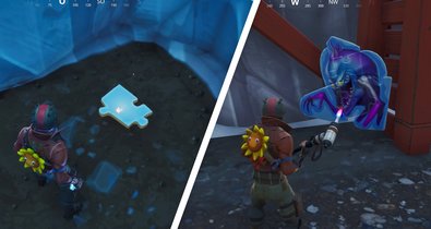 bilderstrecke starten 9 bilder fortnite puzzleteile 15 fundorte bei brucken und hohlen season 8 woche - fortnite ladebildschirm woche 8 season 8