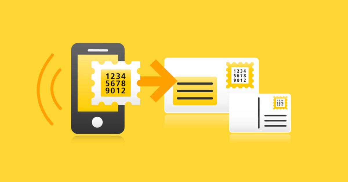 Briefmarke Per Sms Briefmarke Per Sms