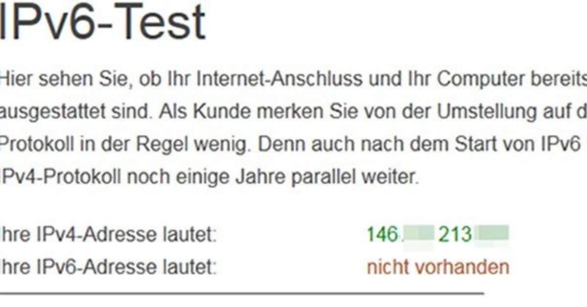 IPv6-Test: Adresse Aufrufen Und Herausfinden – So Geht's