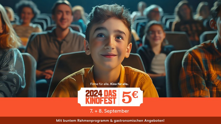 Nur noch heute: Alle Kinotickets für je 5 Euro – das Kinofest 2024 lockt mit Top-Filmen