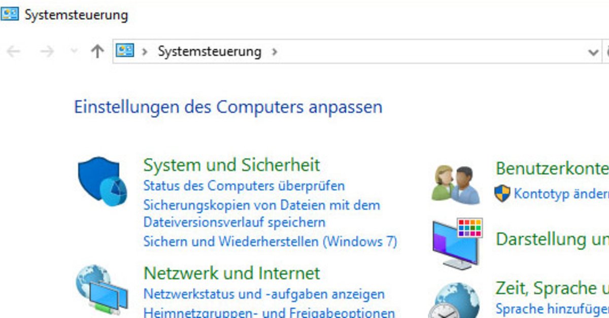 Windows 10: Systemsteuerung öffnen – So Geht's