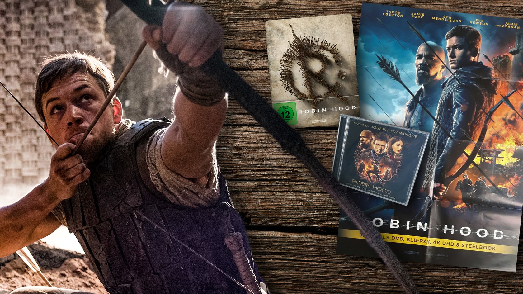 „Robin Hood“: Gewinnt 1 von 3 Fanpakete zum digitalen Verkaufsstart!