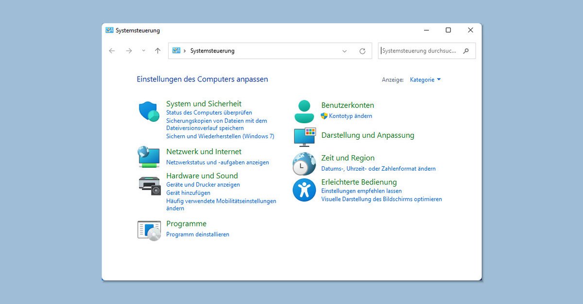Windows 10 Und 11: Systemsteuerung öffnen – So Geht's
