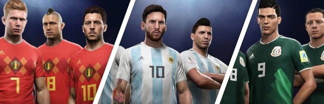 FIFA 18: WM-Ratings aller Spieler und Mannschaften