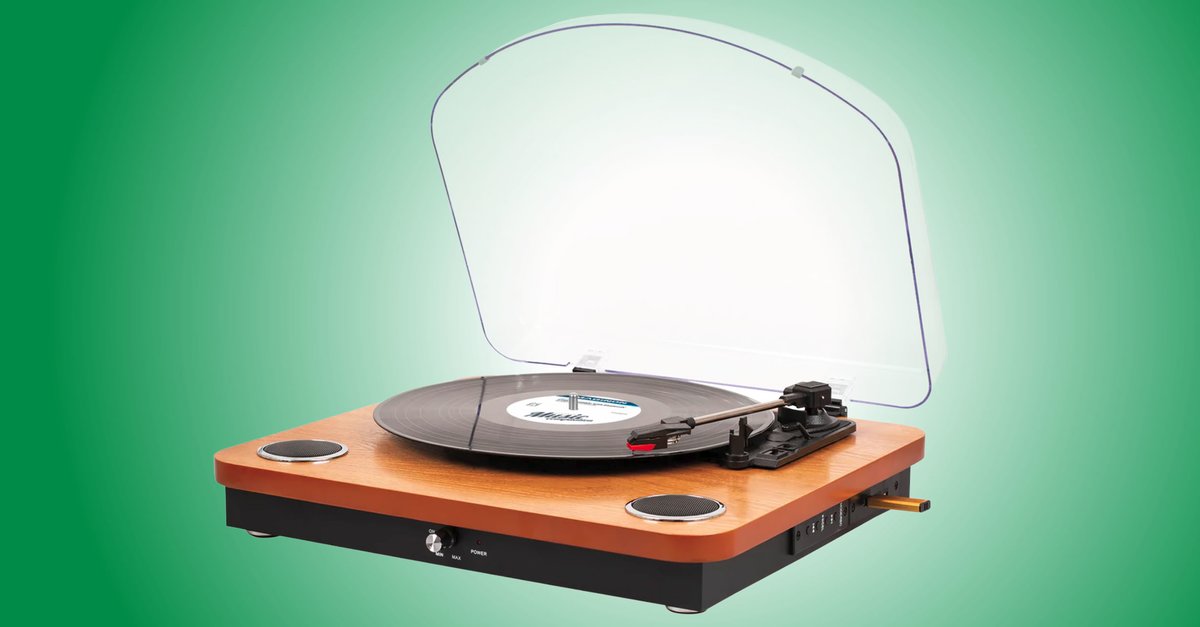 Aldi sells chic turntables with USB at a ridiculous price