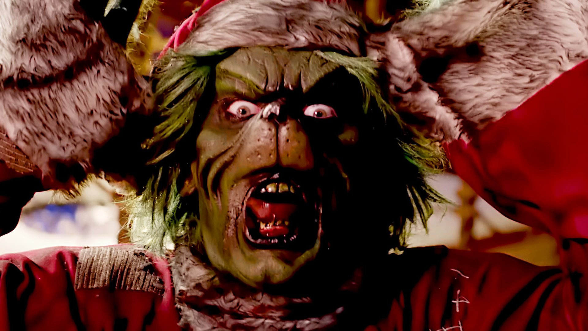 #Mit „Terrifier 2“-Star: Erster Horror-Trailer zum Grinch-Weihnachtsgemetzel