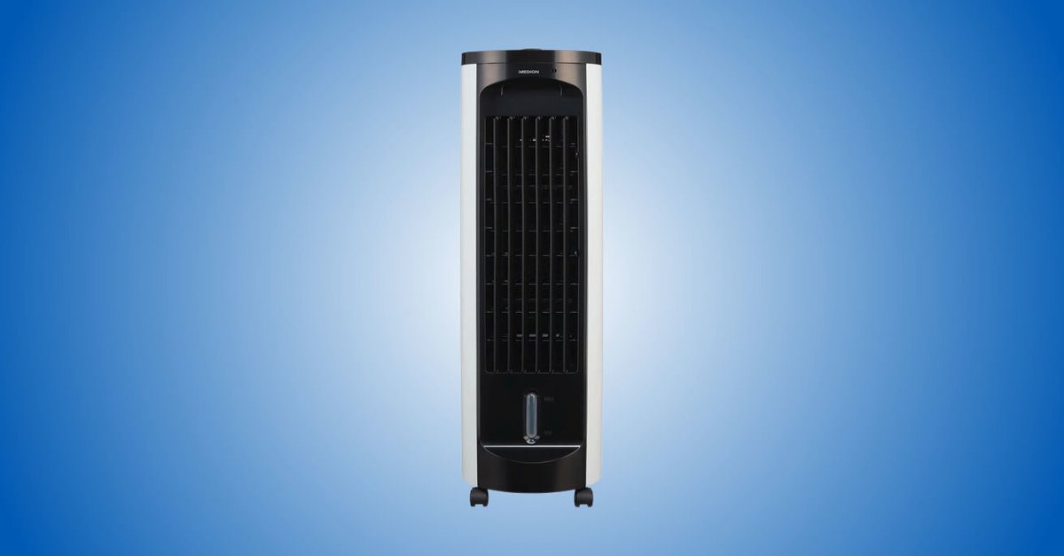 Aldi sells mobile air coolers with evaporative cooling at a bargain