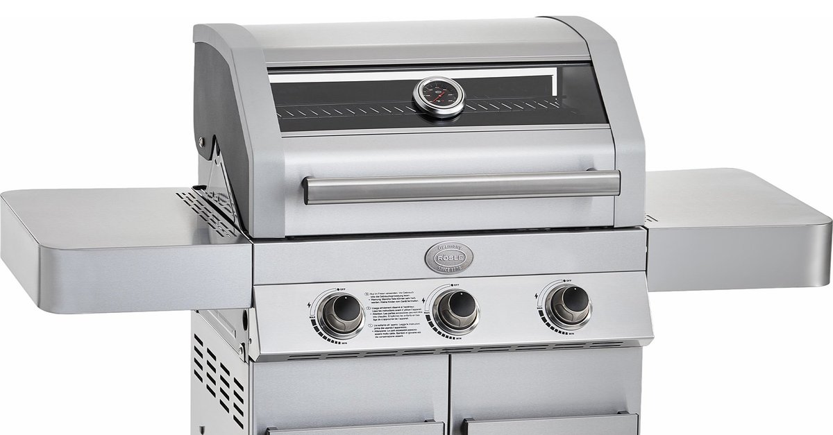Luxus Gasgrill Zum Campen Fotosnull