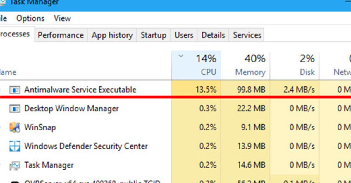Was ist Antimalware Service Executable? Wie deaktivieren?