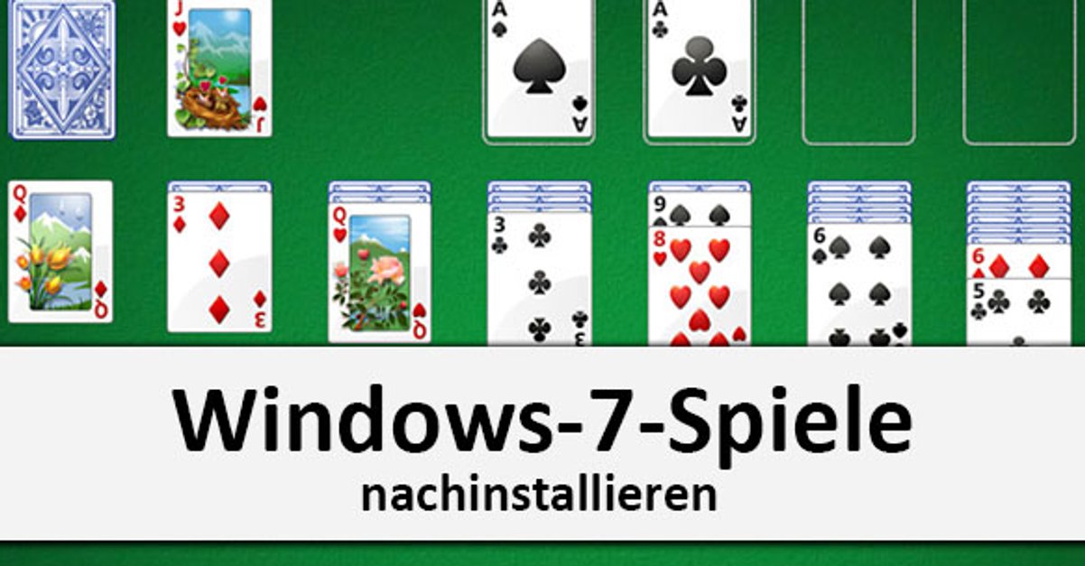 Spiel Windows Windows-7-Spiele installieren in Windows 7, 8 und 10