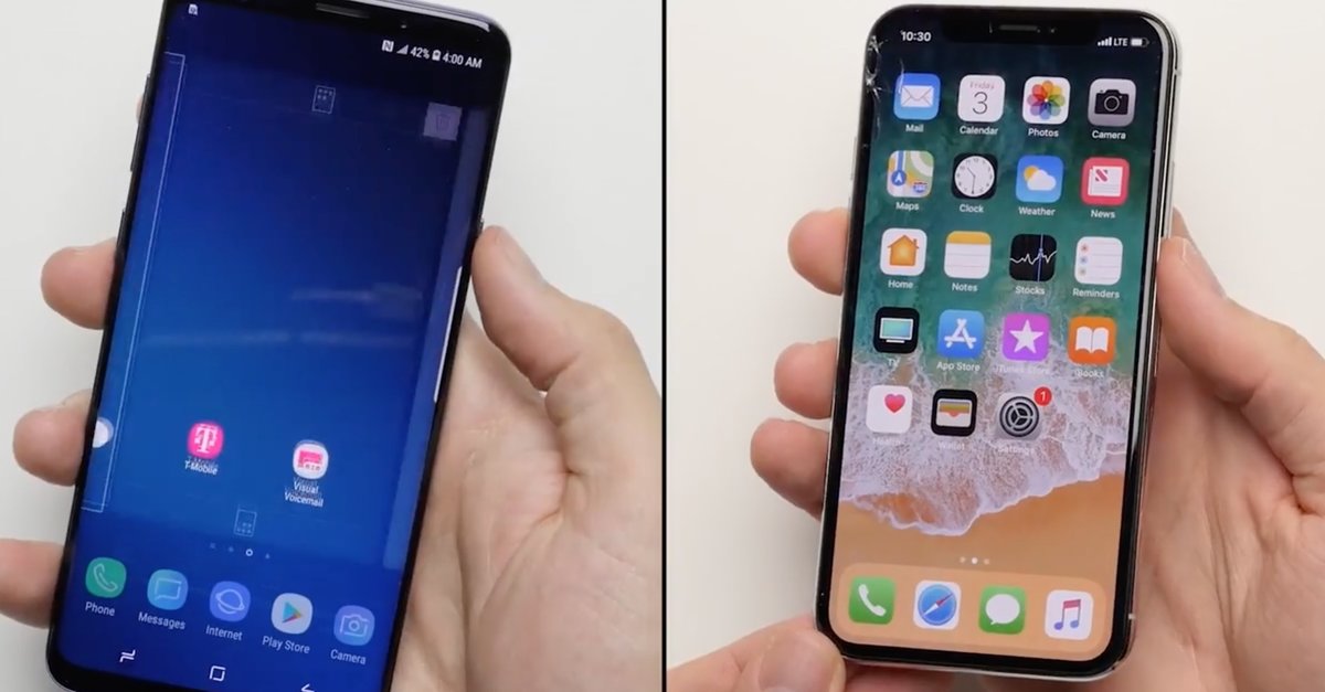 Überraschendes Ergebnis: So bruchfest ist das Galaxy S9 im Vergleich ...