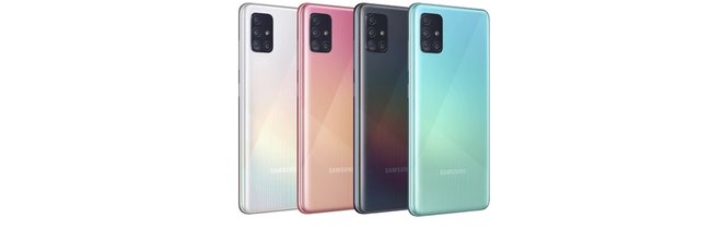 Samsung Galaxy A51 & A71: Farben der Smartphones im Überblick