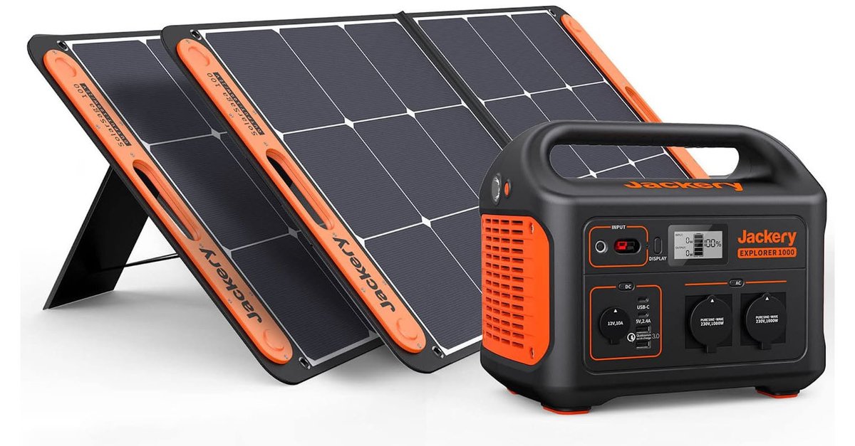 Amazon nadal sprzedaje dziś znacznie taniej generatory słoneczne z bateriami i panelami słonecznymi