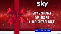 Holt euch Sky und erhaltet bis zu 100 Euro Gutschrift